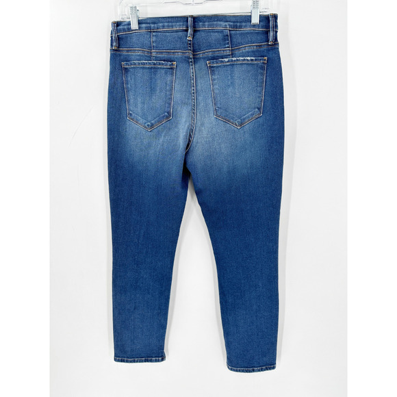 Ei8htDreams High Waist Skinny Denim Jeans Blue - Picture 6 of 7